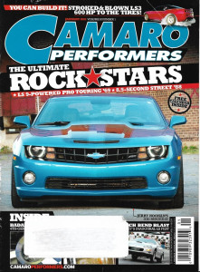 CAMARO PERFORMERS 2011 JAN - '10 BERGER SS, LS-9 PRO TOURING '69, '88 8.5 SEC